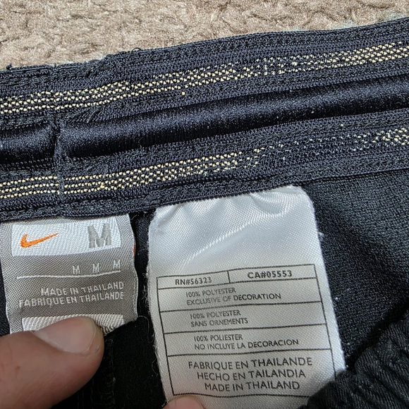 VINTAGE Nike Court Shorts Mens M Black Tennis Y2K Fit Dry - Picture 5 of 9